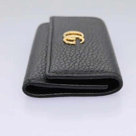 GUCCI Key Case Leather Black 456118 Auth 114623 - Picture 4 of 16